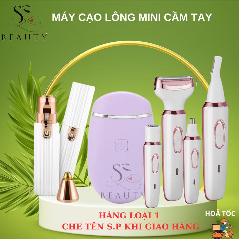 Máy cạo lông mini cầm tay, cạo lông vùng tay, chân, nách bikini, tỉa chân mài Làm Đẹp Da Nữ