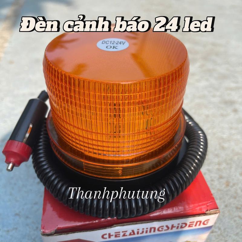 Đèn Chớp 24 Bóng Led Cảnh Báo Dùng Cho Ô Tô Và Các Loại Xe Máy Công Trình KHÔNG CÓ Đèn Pha Phụ Tùng