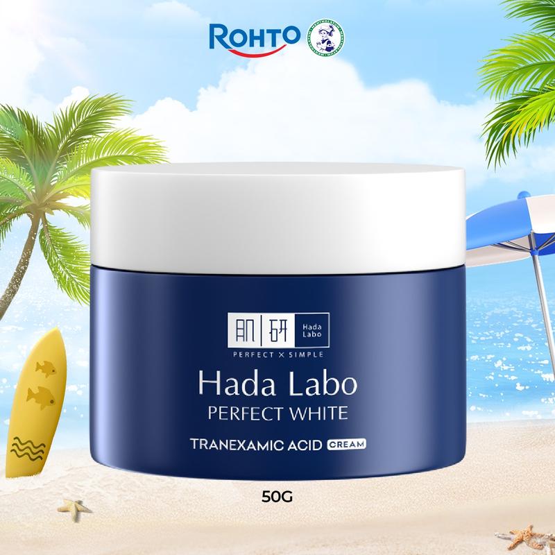 Kem dưỡng sáng da tối ưu Hada Labo Perfect White Tranexamic Acid Cream 50g