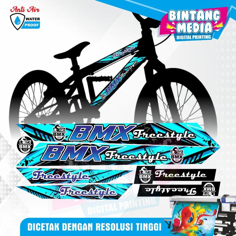 STIKER STRIPING SEPEDA ANAK SEPEDA BMX / VARIASI SEPEDAH ANAK BIKE LIS ...