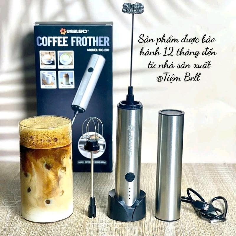 Máy đánh đa năng tạo bọt cà phê đánh trứng cao cấp 2 đầu đánh 3 tốc độ Bảo hành 12 tháng Inox Máy Tạo Bọt Máy Đánh Trứng Máy Đánh Bọt may danh cây