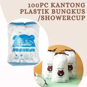100pc Kantong Plastik Bungkus Makanan Food Grade 3QW45