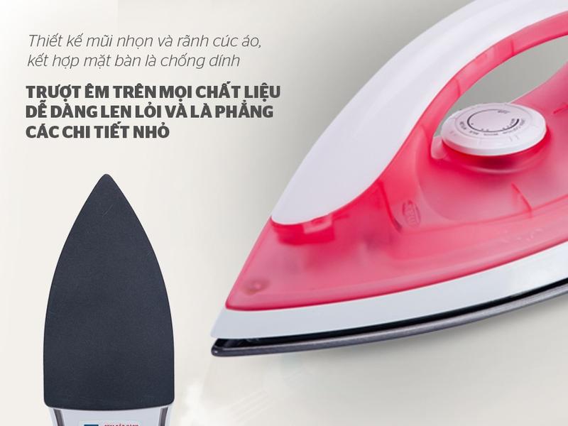 Bàn ủi khô [Bàn là khô] Sunhouse SHD1072 - Mới 100%-  Chính Hãng bảo hành 12 tháng Toàn Quốc 4