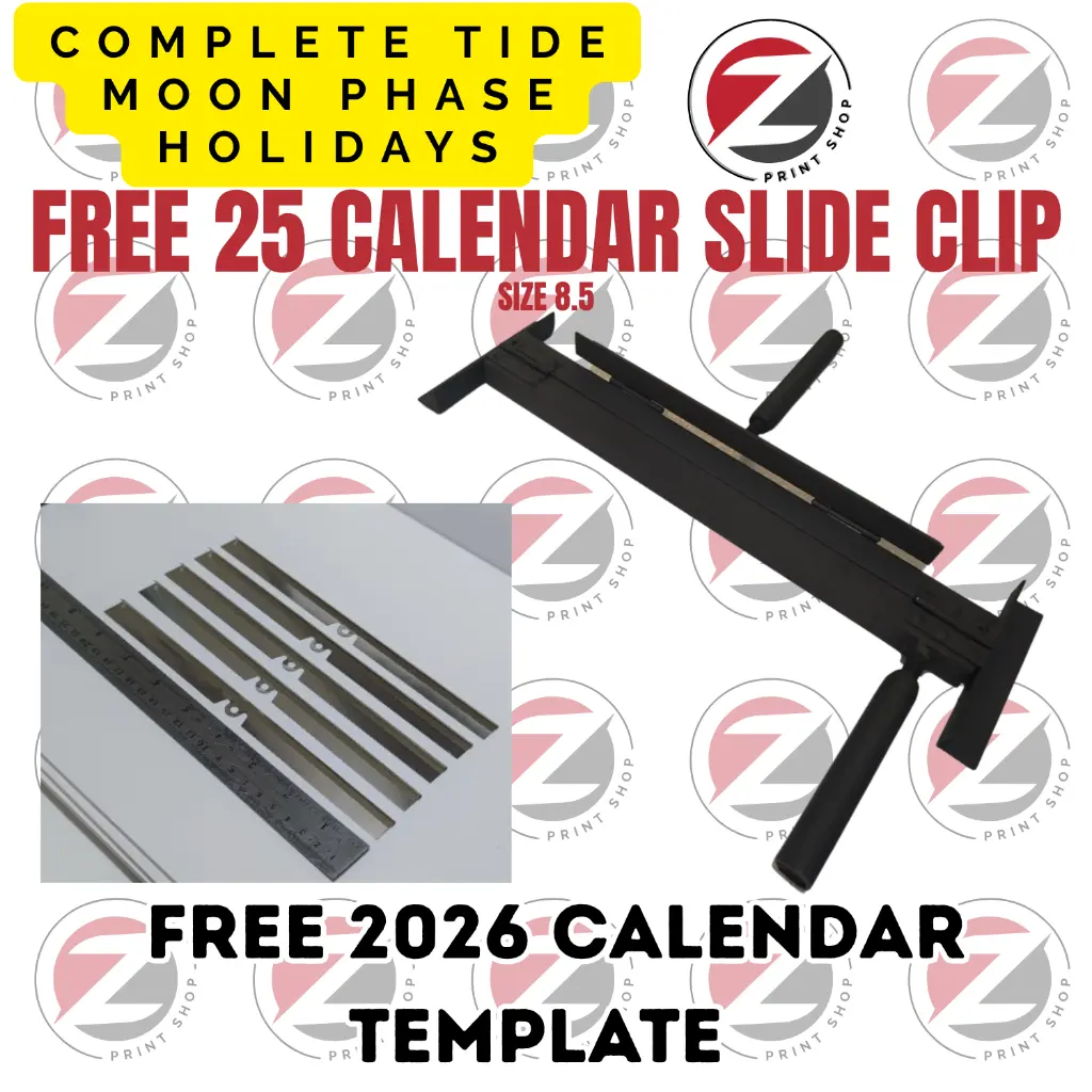 Calendar clipping machine UP TO A3 SIZE and Free 2026 calendar template ...