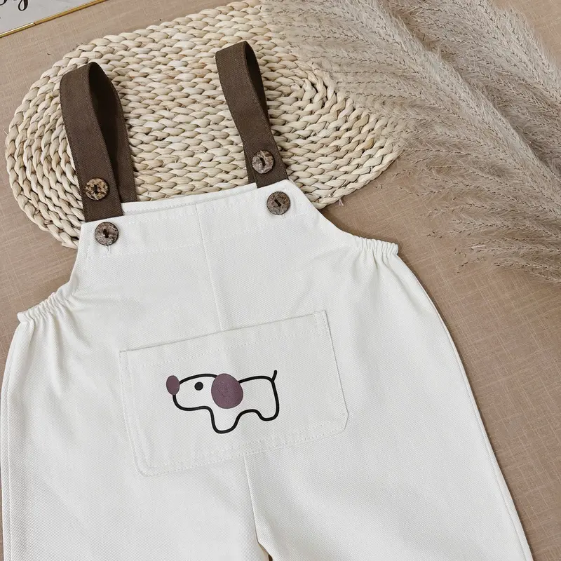 Yếm quần kaki cho bé có cúc diều chỉnh  ( yếm dài ) 8-17kg-Y24B10 4