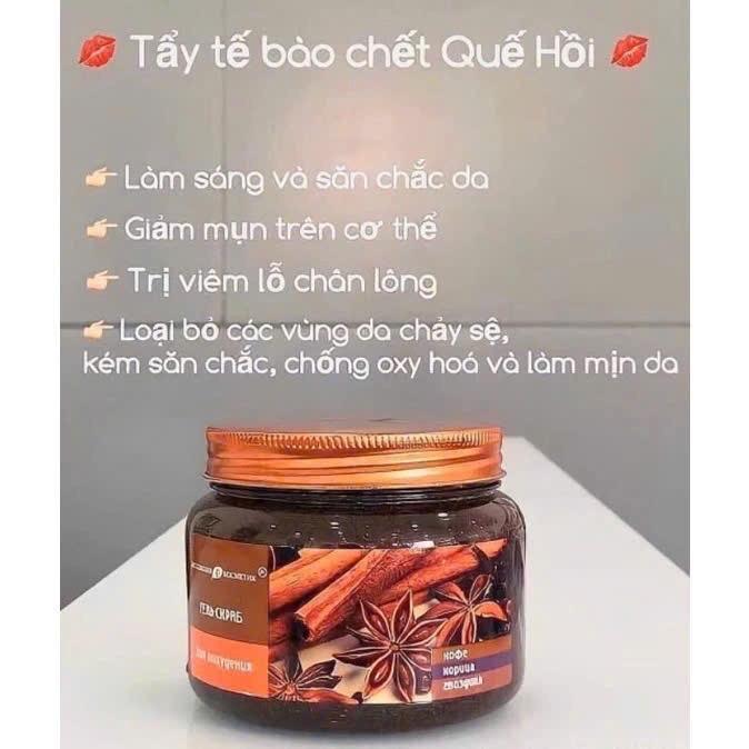 Tẩy da chết quế hồi Body Scrub Nga 380g An Nam Shop làm sạch da chết body giúp da sáng mịn mượt mà Dưỡng Da Body Dưỡng Body