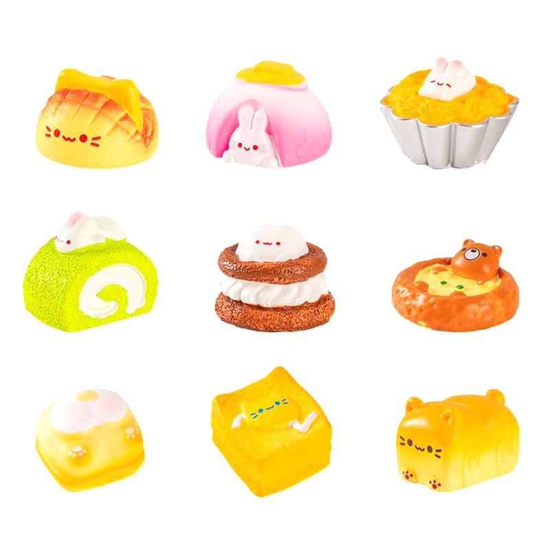 Product Introduction of Simulation Cute Mini Animals Desserts Bread Micro Landscape Ornaments Car Home Ornaments Dollhouse Toys DIY Decoration Kids Gift 38
