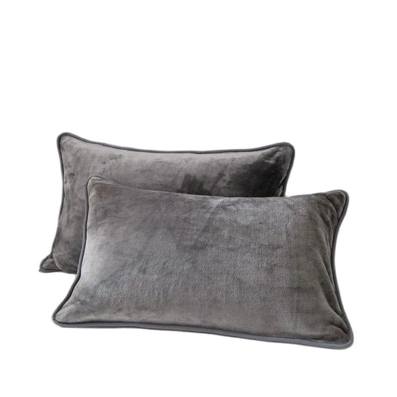 gối sofa nhung lông 40x60cm.50x70cm kèm ruột gối hơi