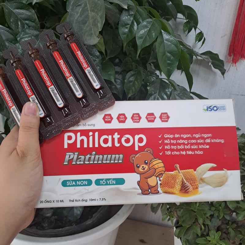[ live ] combo 21 hộp philatop platinum, bổ sung đạm sữa non trao đổi chất hữu cơ