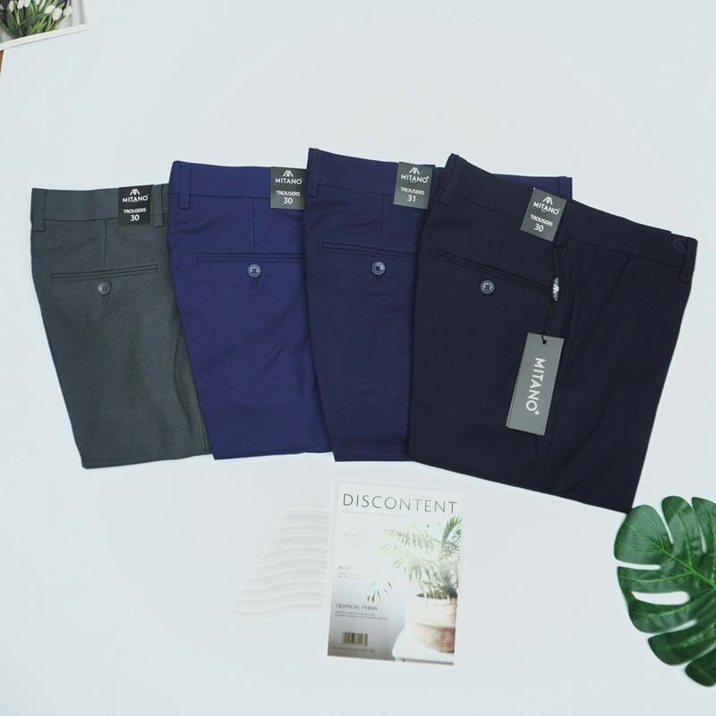 Quần tây nam Mitano, slimfit - ôm vừa, co dãn nhẹ, QT102