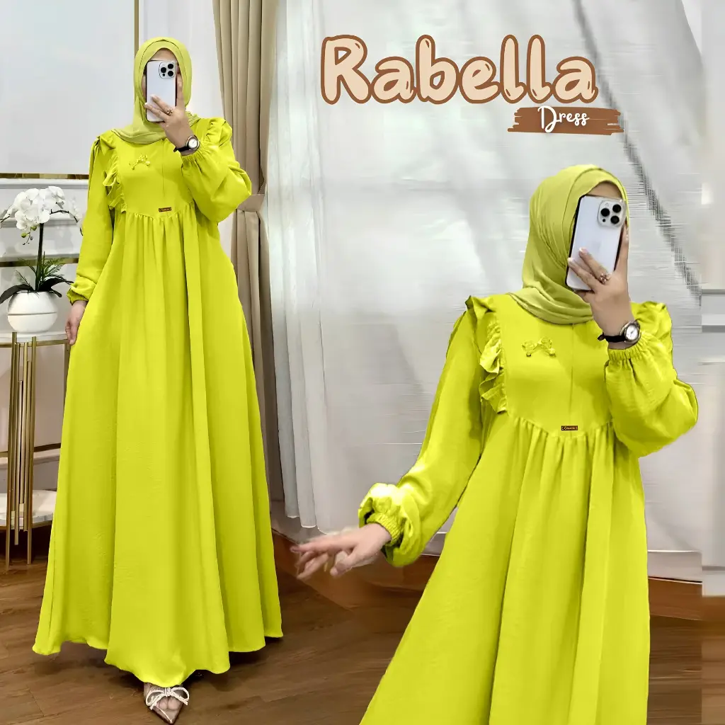 BISA COD TERBARU !! GAMIS RABELLA CRINCLE PREMIUM BUSUI FRENDLY MODEL REMPEL NON BROKAT BURGUNDI