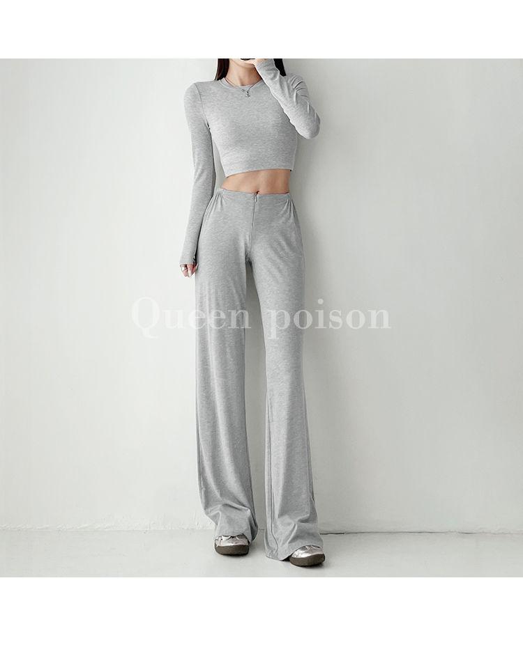 Product Introduction of Quần Tập Thể Dục Yoga Thể Thao Xếp Nếp, Dành Cho Nữ, Phong Cách Lười Biếng Mùa Thu, Dài Đến Chân, Ôm Hông, Ống Rộng, Cỡ Nữ, Cỡ Gợi Cảm, Tỷ Lệ Eo-Hông, Được Thu Thập Bởi 964 Người 3