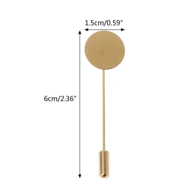 10pcs Needle Solid Color Muslim Headscarf Needle Scarf Buckle Chest Pin Supplies 7
