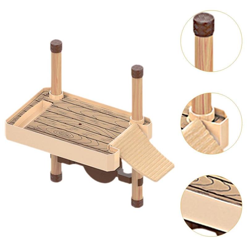 Product Introduction of Floating Turtle Pier Reptile Floating Island Rectangular Basking Platform for Sun Bathing 1