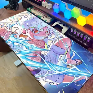 One Piece HD Anime Mouse Pad Non-Slip Computer Desk Mat Keyboard Pad Thick-Edge Extra-Large Aesthetic Mousepad Gaming Mat.10