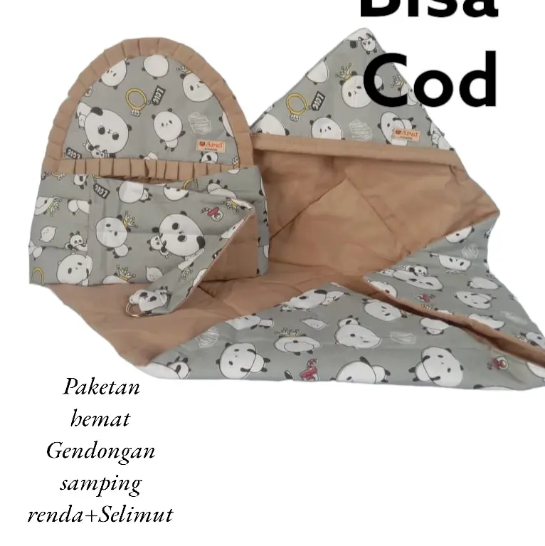 PAKETAN HEMAT GENDONGAN DEPAN RENDA DAN SELIMUT Bayi Balita Cewek Cowok selimut  bayi