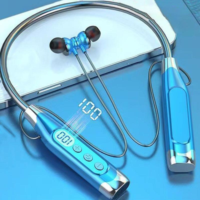 Không gây hại cho tai Màn hình kỹ thuật số LED Tai nghe đeo cổ Chống thấm nước…