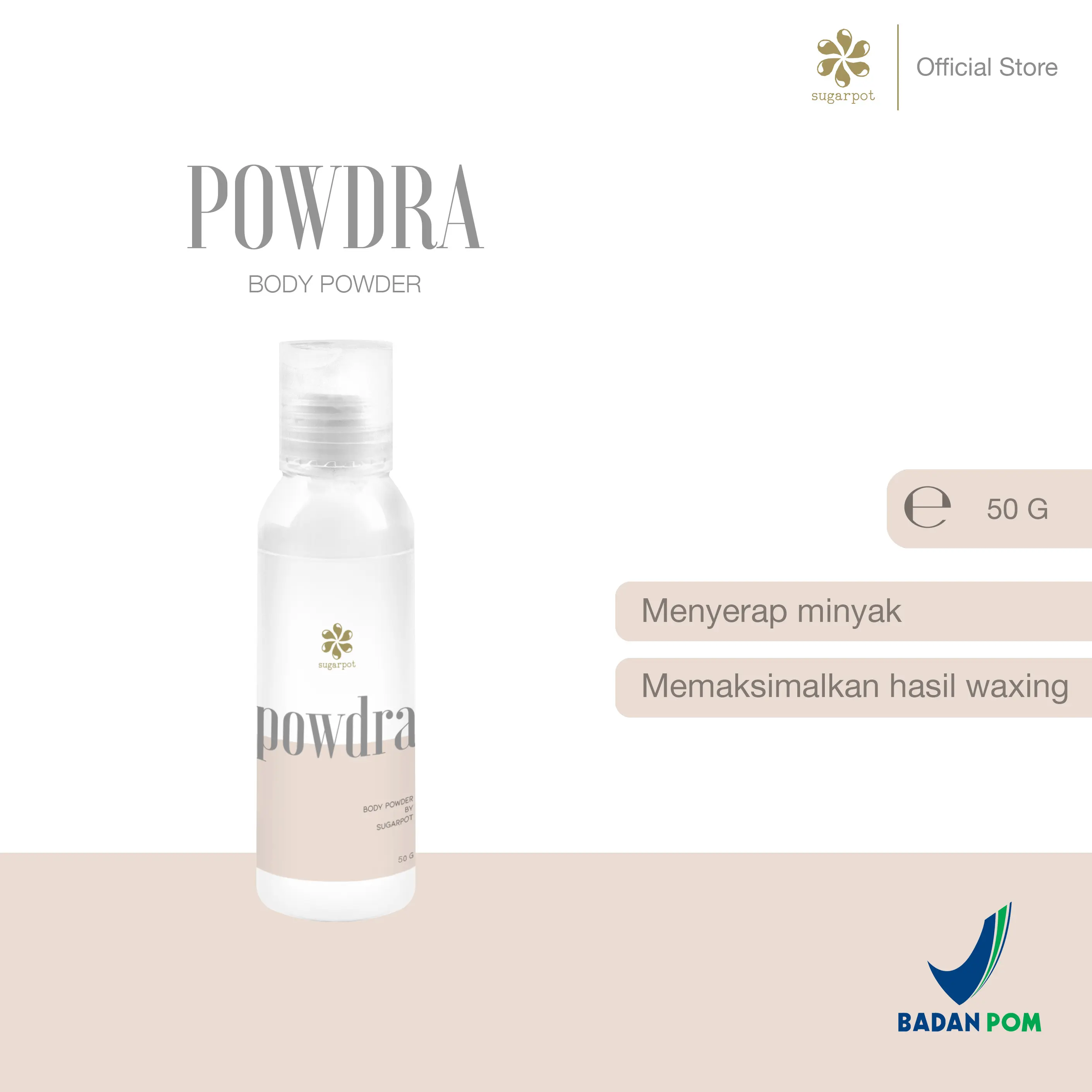 Sugarpot Powdra Body Powder 50 gr