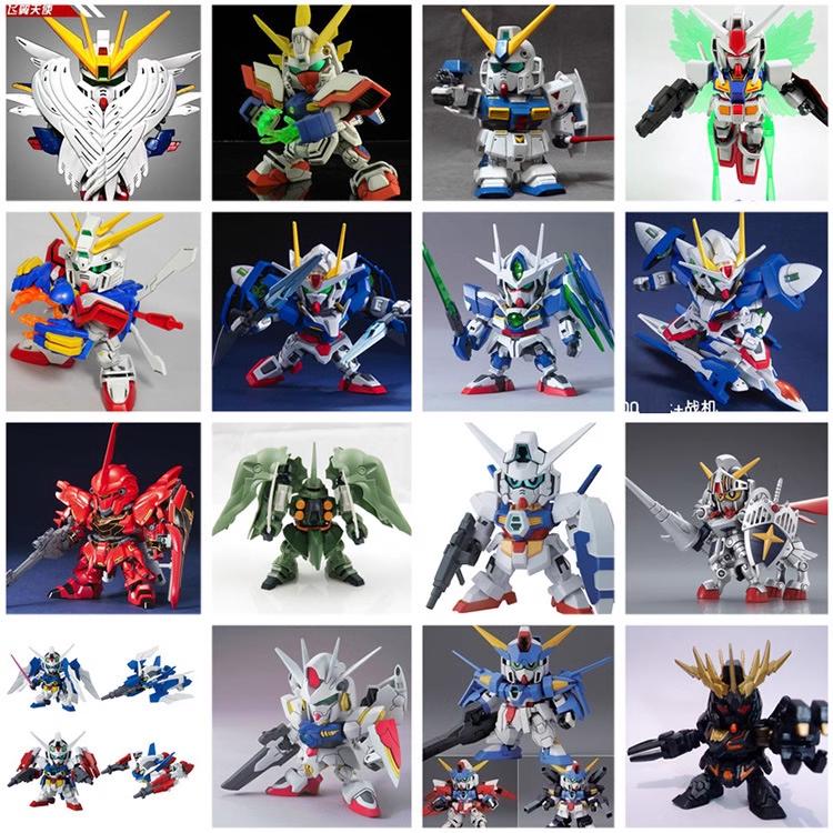 Tổng Hợp mô hình Gundam SD BB - RX 78 2 x Hello Kitty Astray Red Sengoku - Gundam 00 - Wing Angel EW - Strong Warattack - Build Burning - Age 1 - Age 2 - Age 3 - Kshatriya Đồ Chơi Toy Bộ Lắp Ráp