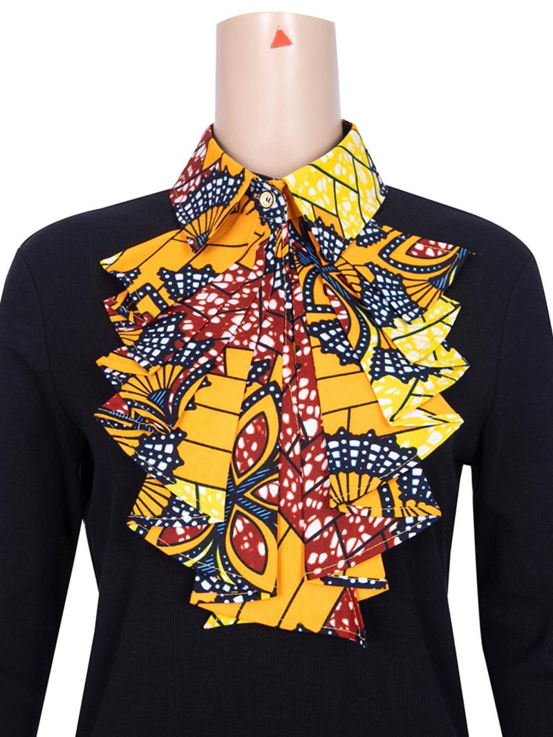 Product Introduction of Ethnic Pattern Tiered Layer Tie, Fashionable Tie for Women & Girls, Casual Fashion Accessories for Party, Daily Clothing Decor, Trendy All-match & Exquisite Clothes Accessories for Birthday Gift 4