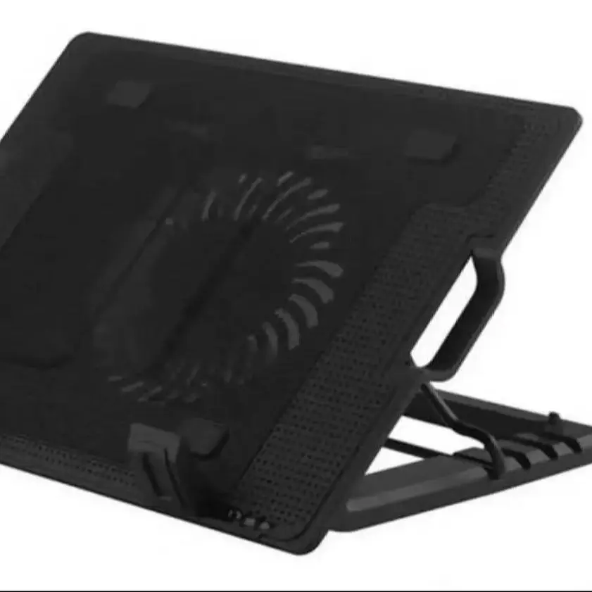 Laptop Cooler Stand 1 Large Fans Tilt For 15 17 Inch Laptop Cooling Pad（Black）