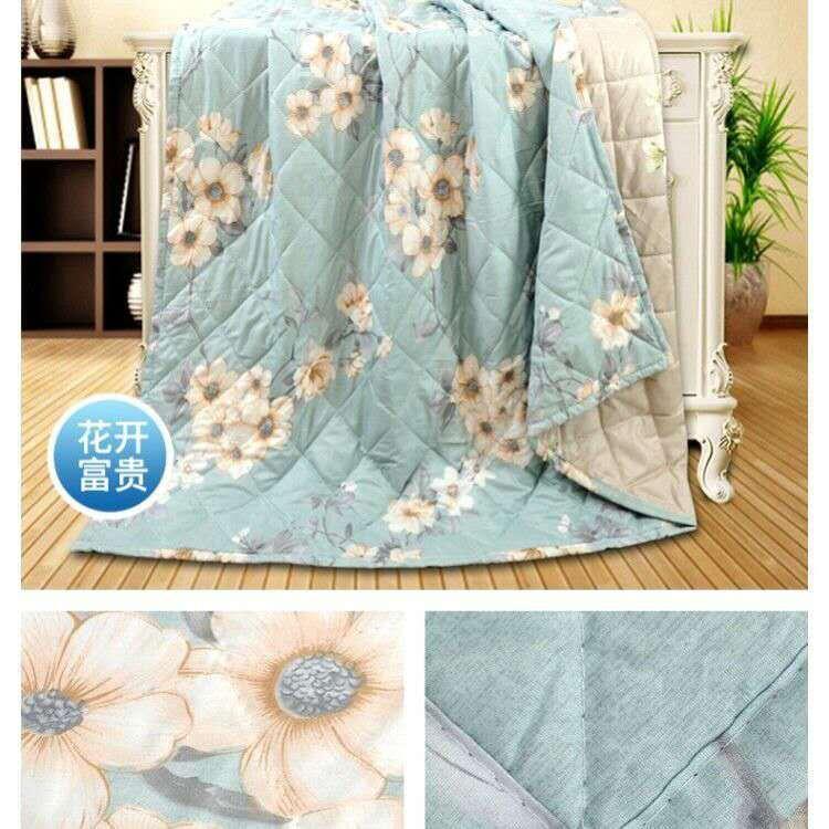 Product Introduction of Factory Direct Supply Summer Blanket Airable Cover Single Double Thin Quilt Gift Quilt Spring and Autumn Duvet Insert Machine Washable Summer Blanket 13