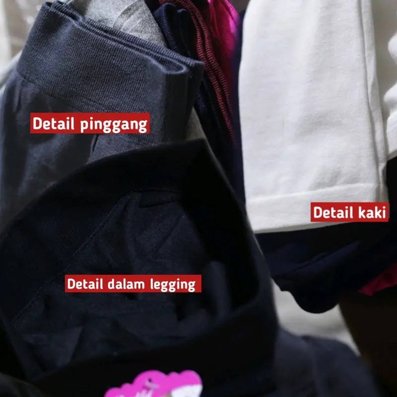 legging tebal wanita leging Sport wanita santai olahraga wanita bahan tebal gak mudah robek Outdoor Cepat Kering Anti Air Nyaman Wanita Celana Panjang Wanita Hitam Hitam 7