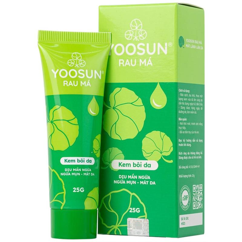Yoosun Rau Má - Kem bôi mát da - 25g tuýp