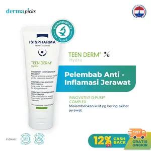Teen derm Hydra 40ml ISISPHARMA - Pelembab anti inflamasi jerawat