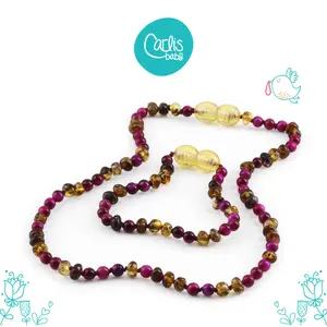 AGL30 Kalung dan Gelang Amber Bayi Tumbuh Gigi Bayi By Carlis Baby.