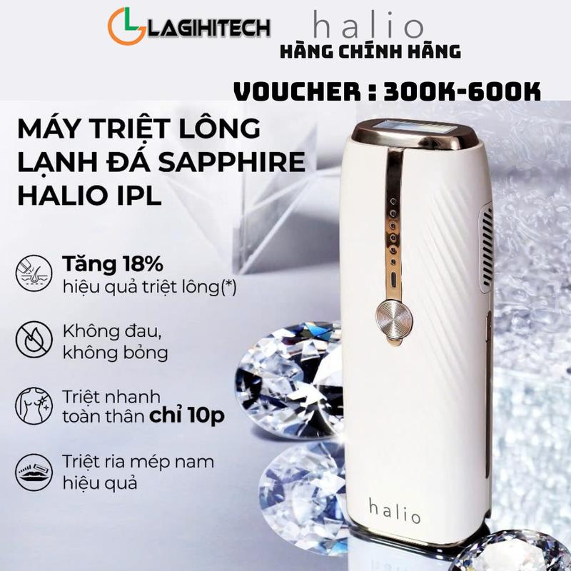 [LIVE] Máy Triệt Lông Lạnh Sapphire Halio InfinityGlow Advanced IPL Sapphire Cooling Hair Removal Device- Hàng Chính Hãng