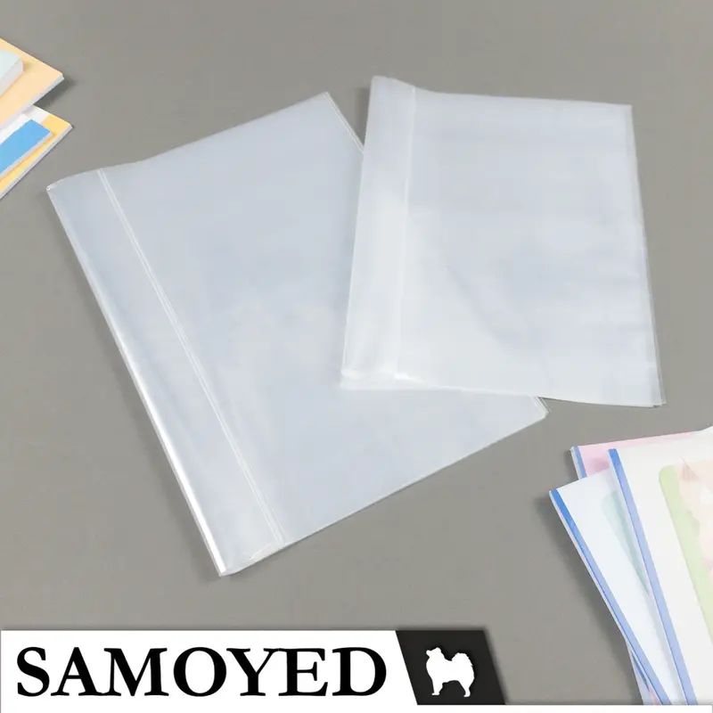 Sampul Buku Tulis Plastik Transparan / Bening / Plastic Transparent / Clear Slip On Book Covers Samoyed BKCV-PS Uk. Sidu / Quarto / Kuarto / Kwarto / Big Boss / Boxy 3