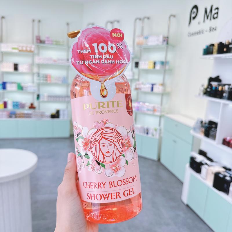 Sữa tắm Purite Cherry Blossom Shower Gel Hoa Anh Đào Hỗ Trợ  Mịn Da 1100ML