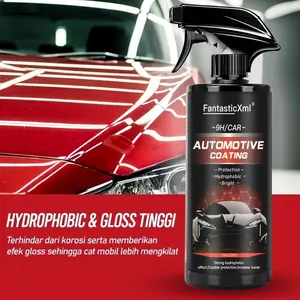 500ML Nano Ceramic Coating Pelindung Cat Mobil & Motor Spray Anti Gores Pengkilap Body Kaca dan Bodi Mobil Pembersih Cepat Pelindung Anti Debu