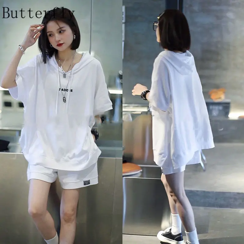Bộ Đồ Thể Thao Thường Ngày Thời Trang, Dành Cho Nữ, Bộ Sưu Tập Mùa Hè 2024, Dáng Rộng Vừa Vặn, Áo Sơ Mi Ngắn Tay Và Quần Đùi, Bộ Đồ Hai Mảnh Women Top Polo Umi