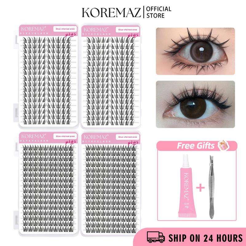 Bộ Sách Lông Mi KOREMAZ 32 Hàng Dung Lượng Lớn Nhiều Kiểu Dáng Có Thể Tái Sử Dụng Thích Hợp Cho Người Mới Bắt Đầu Không Keo Lông Mi Giả Phóng Đại Tự Nhiên Cho Cả Hai Mắt
