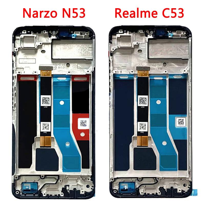Product Introduction of 6.74 "AAA Quality For Oppo Realme Narzo N53 RMX3761 LCD Display Touch Screen Assembly Digitizer For Realme C53 RMX3760 Display 13