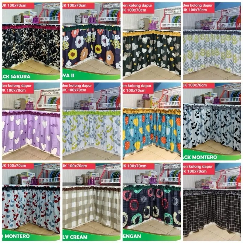 PROMO!! GORDEN KOLONG DAPUR BAWAH MEJA KOMPOR DAN WESTAFEL 58 RIBU dapat 4 lembar