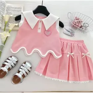 [Celyne_Label] C30292 Setelan Rok Anak Fashion Terbaru Baju Setelan Anak Perempuan Fashion Kekinian Size 90-160