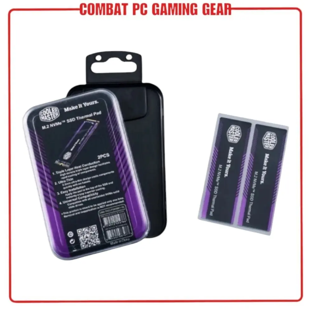 Miếng Dán Tản Nhiệt Cooler Master M.2 NVMe SSD Thermal Pad Hàng Chính Hãng