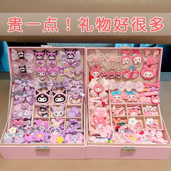 Hộp Quà Tặng Kẹp Tóc Sanrio, Dành Cho Trẻ Em, Kẹp Tóc Bé Gái, Phụ Kiện Tóc Ngày Lễ Cho Bé, Hộp Trang Sức, Thích Hợp Cho Clow M Và Aisha 1