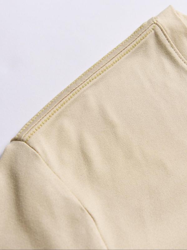 Men's Letter Print Drop Shoulder Tee, Casual Streetwear Loose Round Neck Half Sleeve T-shirt for Summer, Fashion Comfy Men's Top for Daily Wear 4