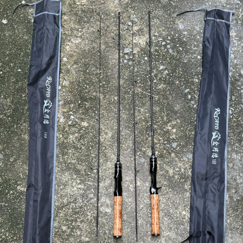 Cần Lure UL Cán gỗ Pu Chống Xoắn Siêu Nhẹ câu cá fishing Tiger Nam