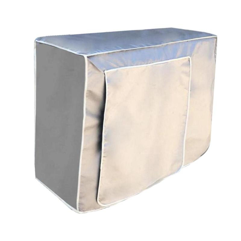 Outside House Air Conditioner Cover Oxford Cloth Protector Overcover Silver 7