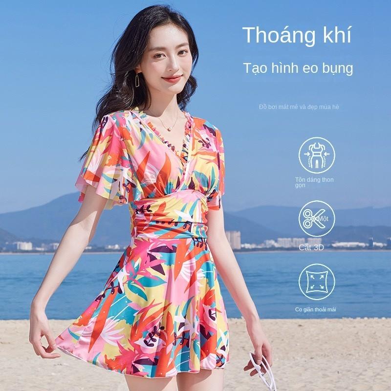 Bộ Bikini, In Hình Lá Phong, Dành Cho Nữ, Vừa Vặn Ôm Sát Cơ Thể, Định Hình, Cạp Cao, Thích Hợp Đi Biển Và Bơi Lội 3