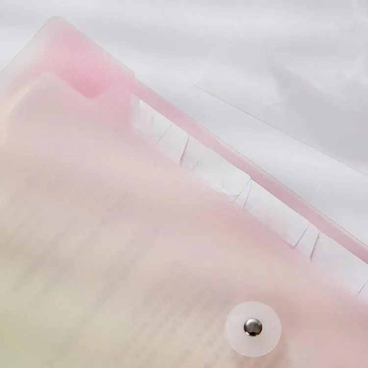 Winzige Map Harmonika Tas File A4 8 Sekat Indeks Bahan Lucu Document Bag File Map Plastik Folder Organizer Stationery Untuk Kantor Sekolah Expanding Slot Gratis Index Tab barang aesthetic 5
