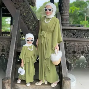 Kaftan elegan kaftan mewah Ibu dan anak