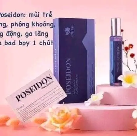 Nước hoa Nam Poseidon (sang trọng ,lịch lãm ,mùi rất men)lưu hương 12 tiếng