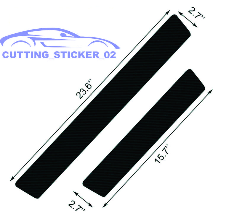 4PCS SILLPLATE CARBON 3D MOBIL ALL NEW XENIA STICKER KARBON 3D PIJAKAN KAKI MOBIL DAIHATSU ALL NEW XENIA Car 2