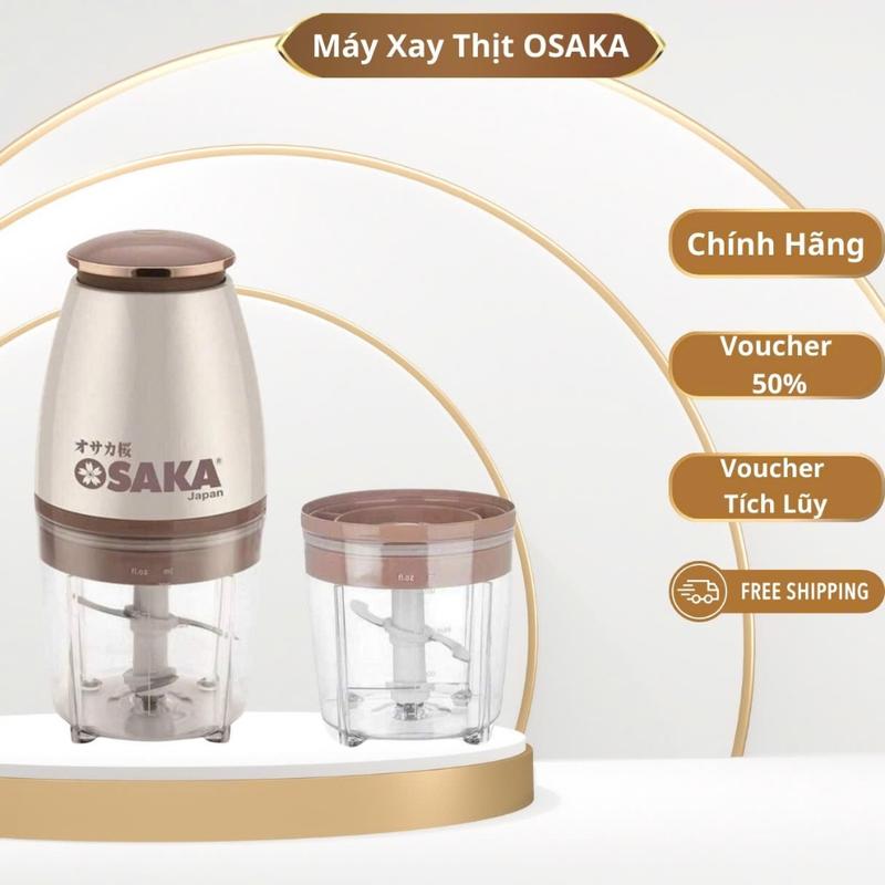  Máy Xay Đa Năng Osaka 700ML Công Suất 350W Lưỡi Dao Không Gỉ Thiết Kế Cao Cấp Tiện Lợi Xay Thịt Xay Củ Quả ... 